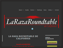 Tablet Screenshot of larazaroundtable.org